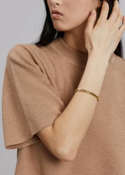 The Frankie Shop Laura Lombardi Greca Bracelet Gold Hot