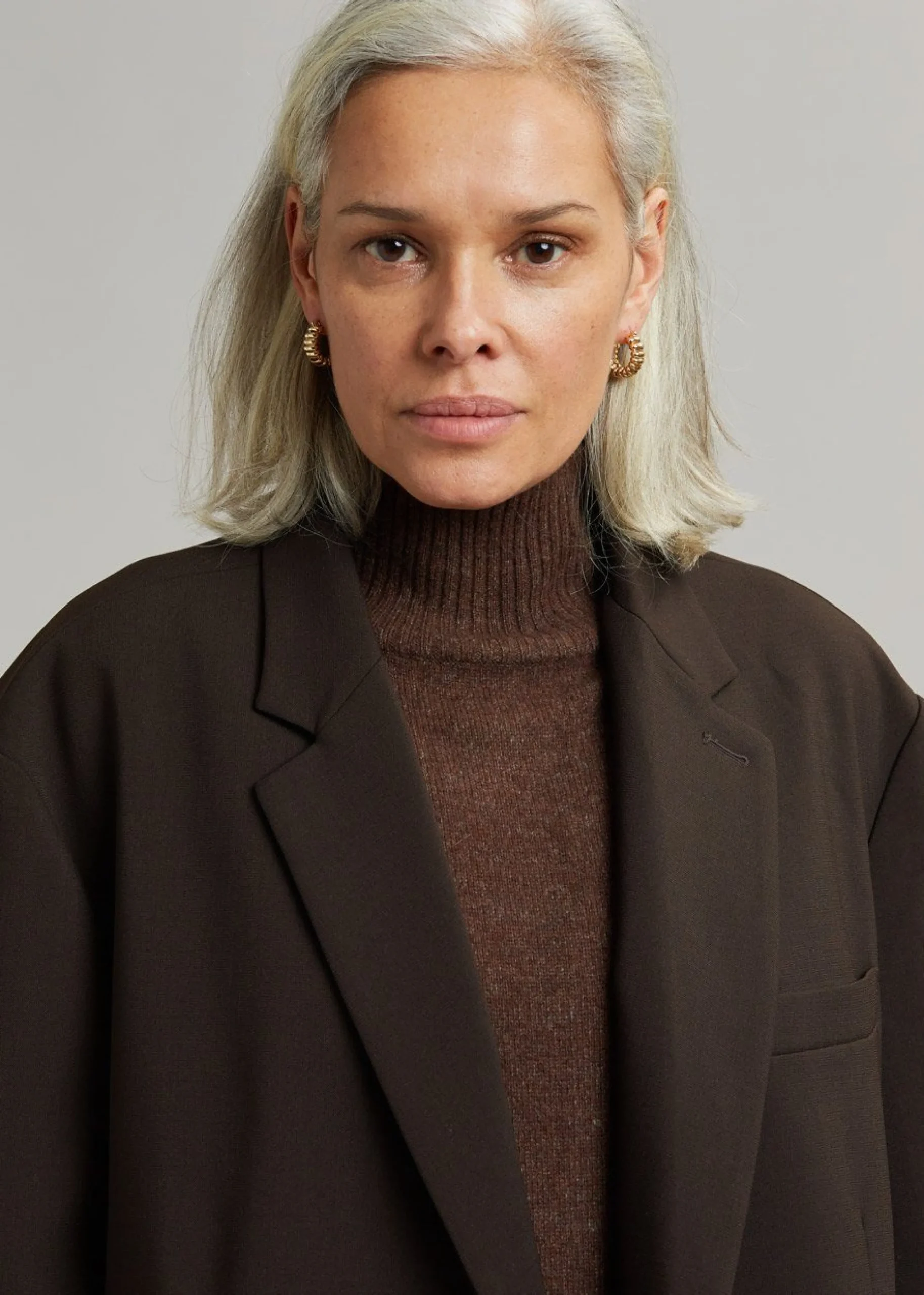 The Frankie Shop Laura Lombardi Mini Camilla Earrings Gold Sale