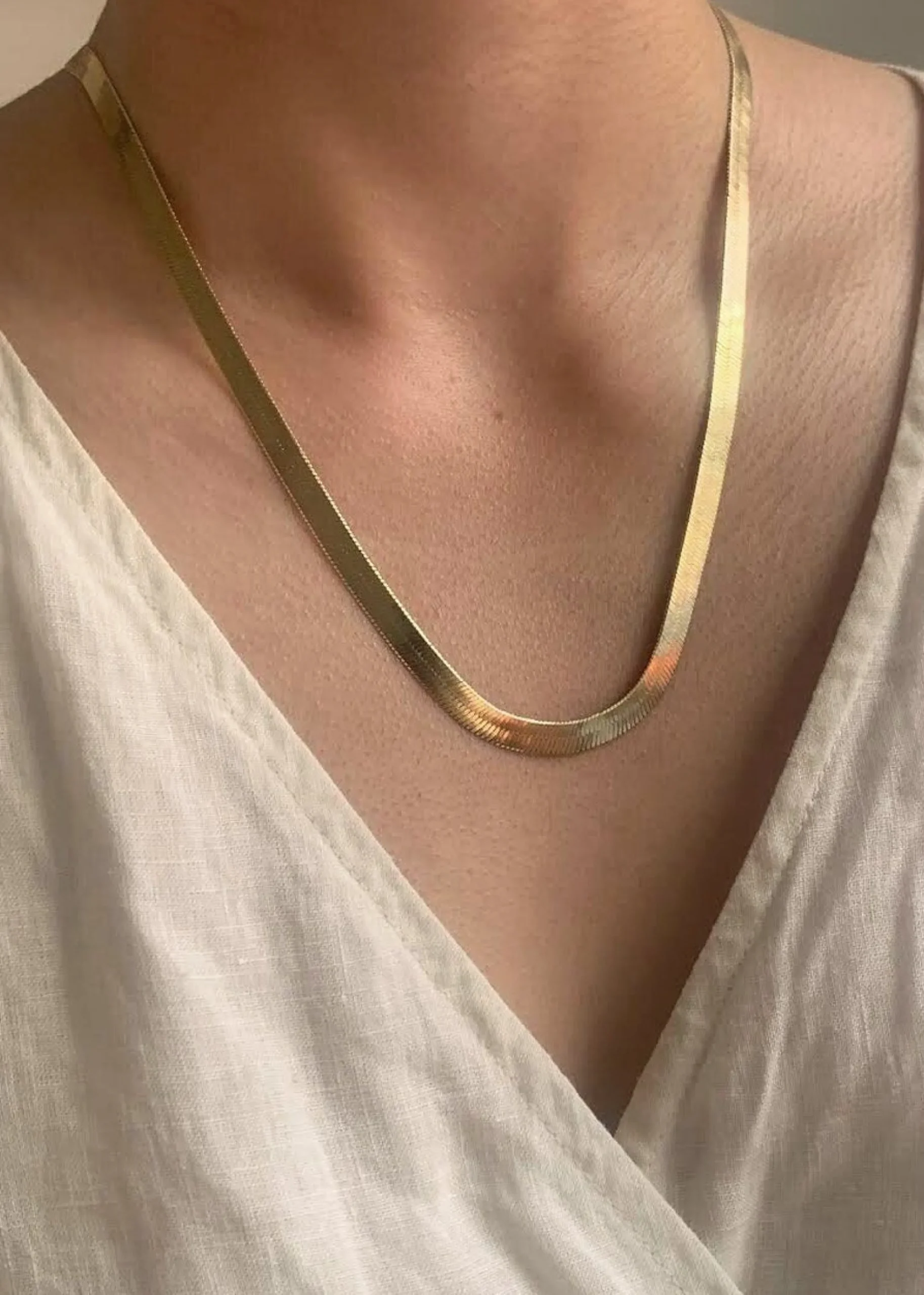 The Frankie Shop Laura Lombardi Omega Chain Necklace Gold