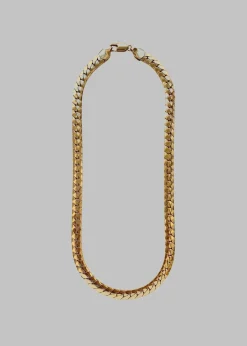 The Frankie Shop Laura Lombardi Piatta Necklace Gold