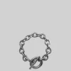 The Frankie Shop Laura Lombardi Portrait Bracelet Silver New
