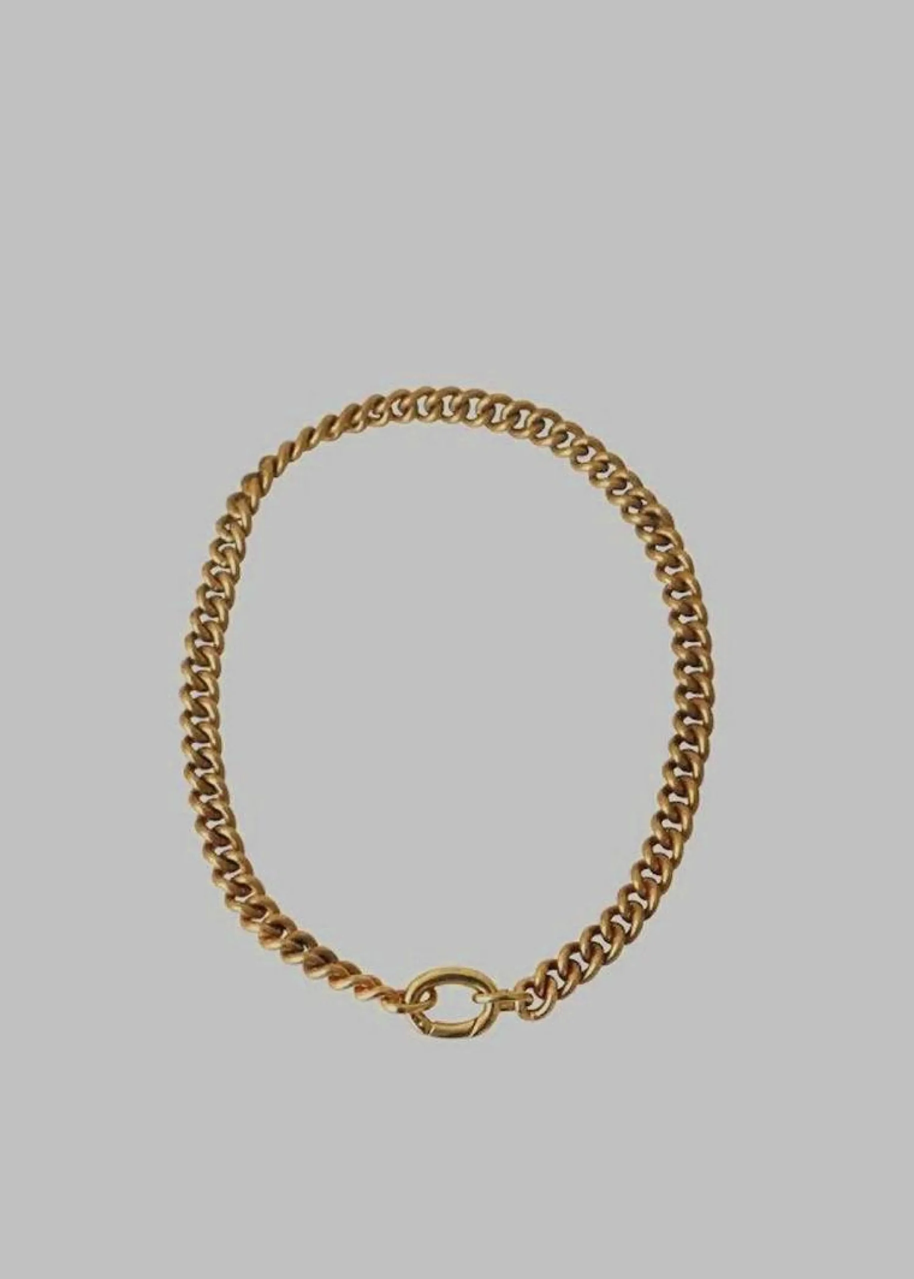 The Frankie Shop Laura Lombardi Presa Chain Necklace Gold New