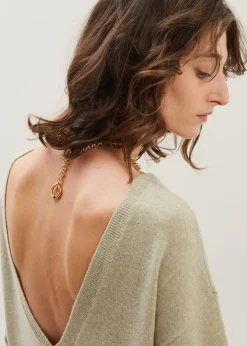 The Frankie Shop Laura Lombardi Rina Necklace Gold Outlet
