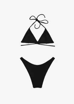 The Frankie Shop Lido Tredici Rib Swimsuit Black Sale