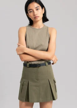 The Frankie Shop Liko Tank Olive Online