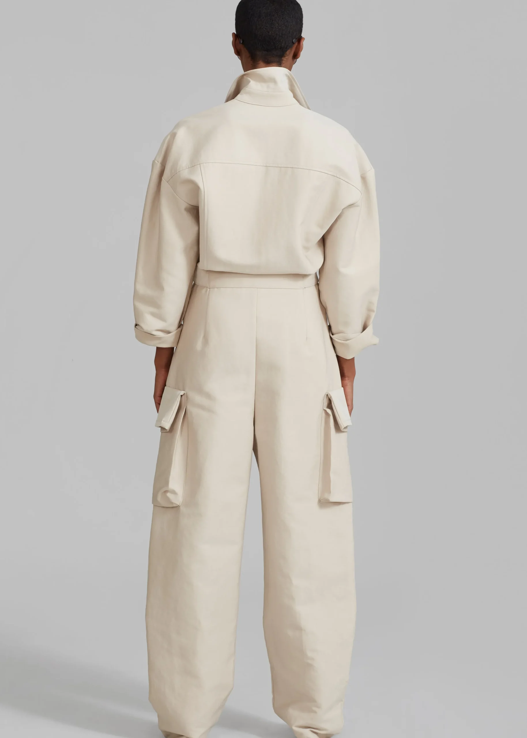 The Frankie Shop Linda Jumpsuit Beige