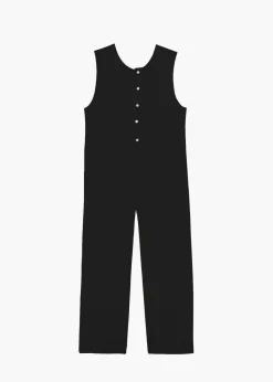 The Frankie Shop Liv Denim Jumpsuit Black Outlet