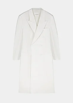 The Frankie Shop London Double Breasted Coat White Discount
