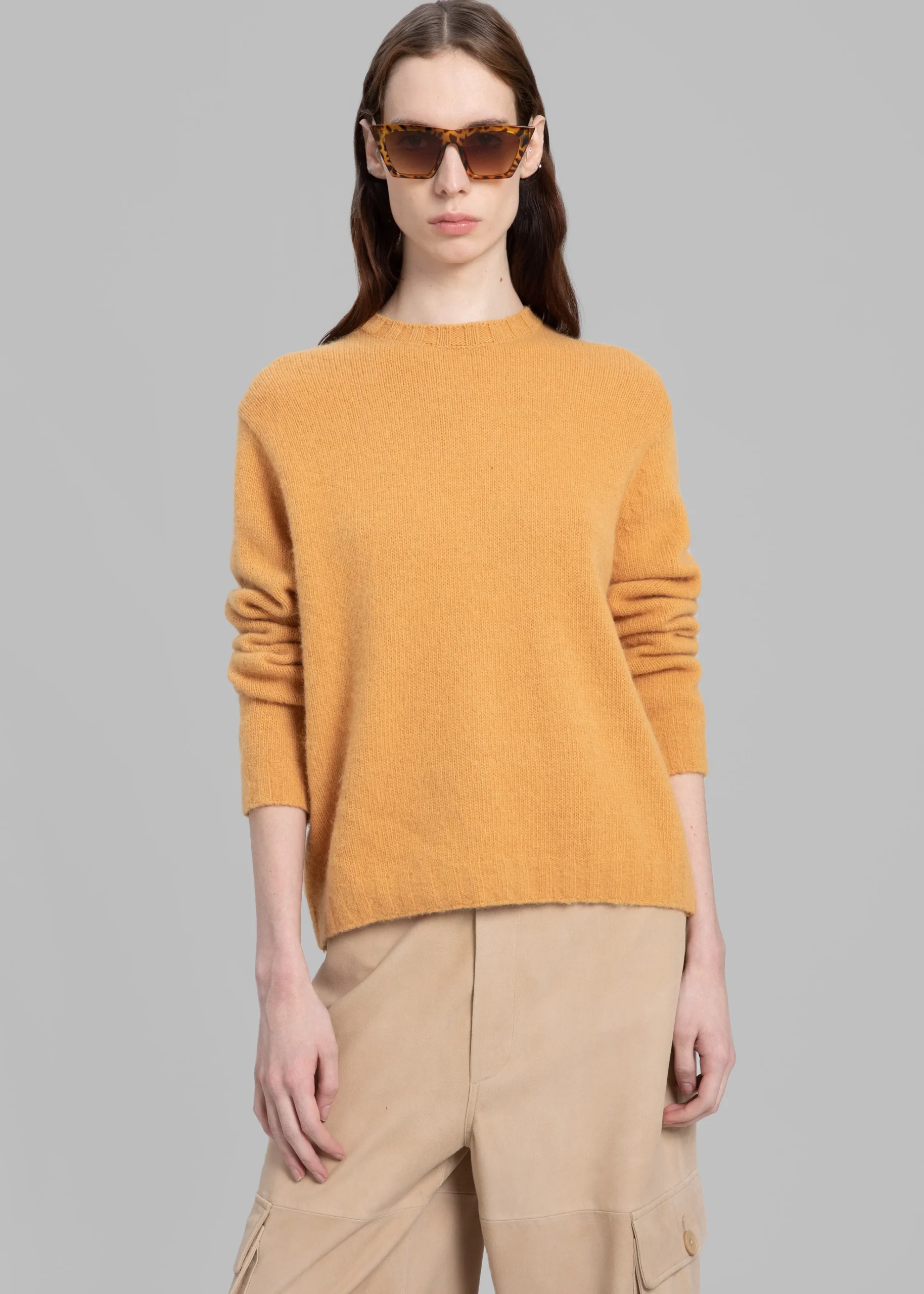The Frankie Shop Lorain Sweater Orange Best