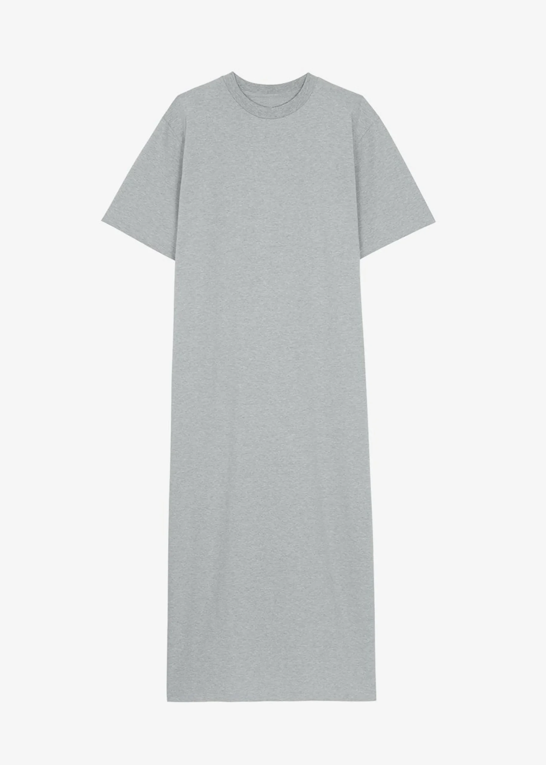 The Frankie Shop Lou Oversized Tee Dress Heather Grey Discount