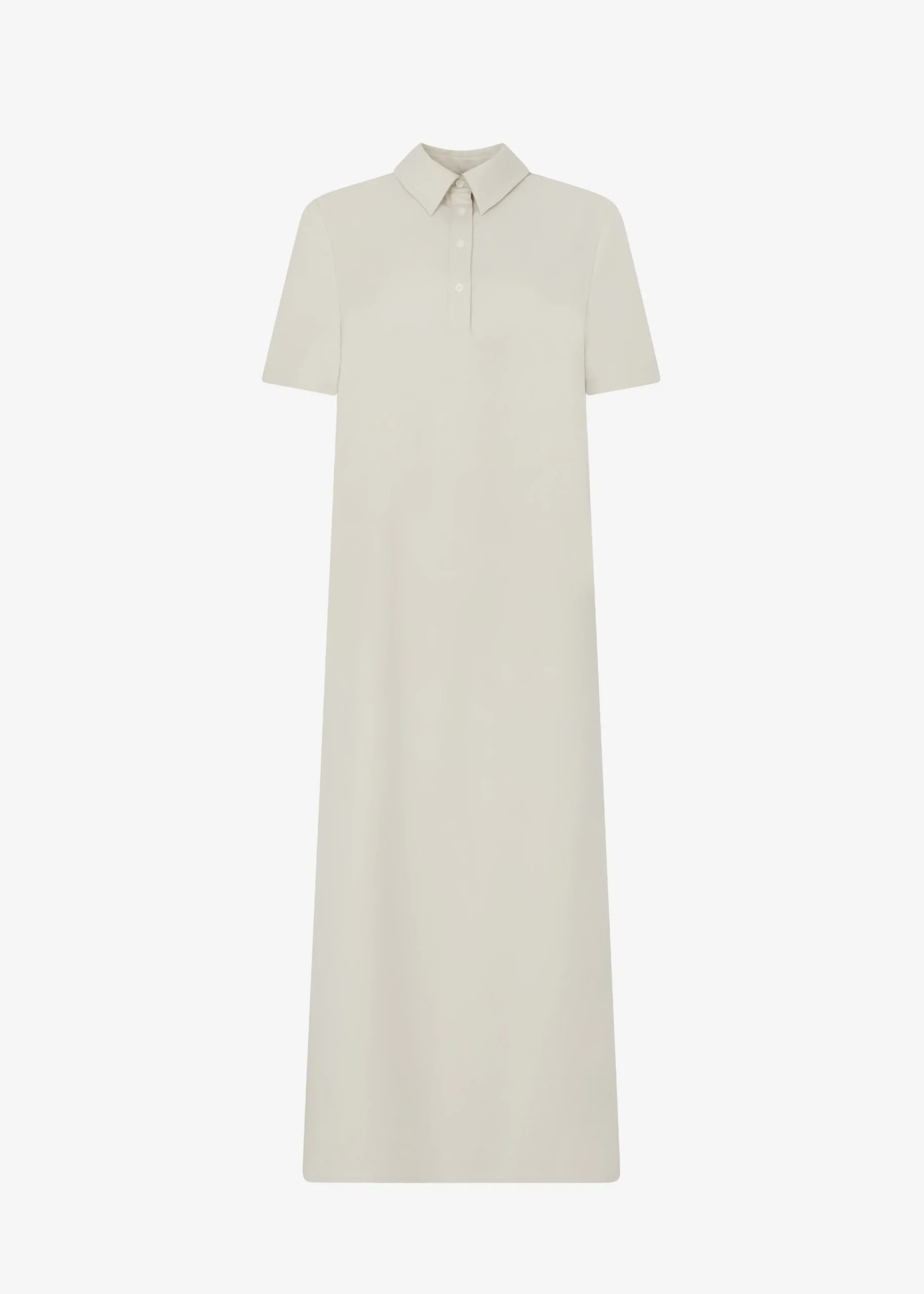 The Frankie Shop Loulou Studio Bira Polo Shirt Dress Beige Hot