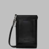 The Frankie Shop Low Classic Key-Ring Bag Black Clearance