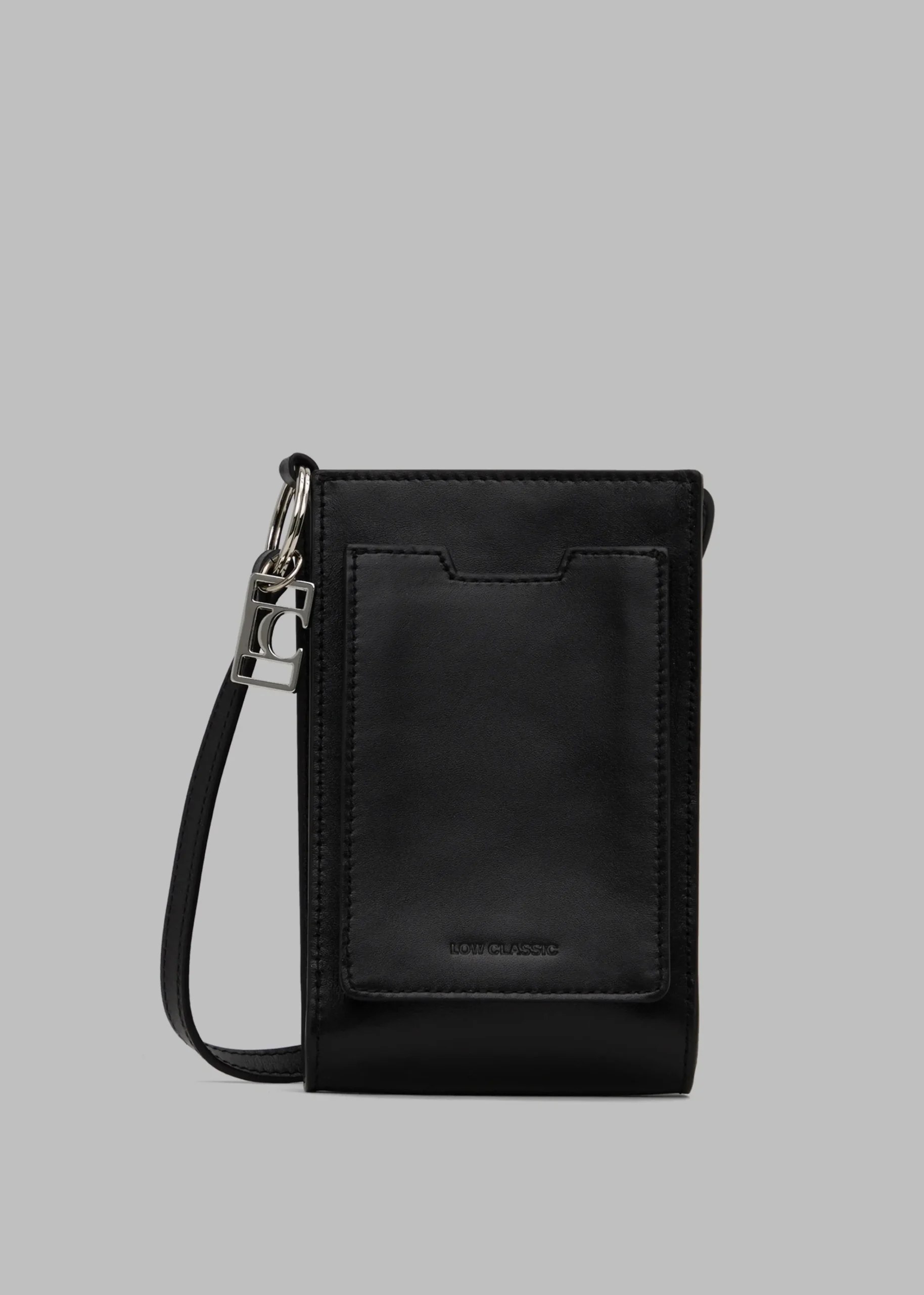 The Frankie Shop Low Classic Key-Ring Bag Black Clearance