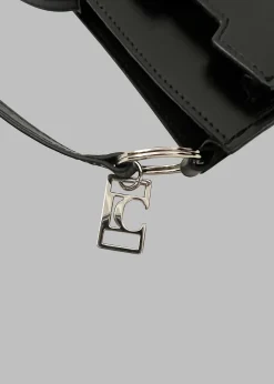The Frankie Shop Low Classic Key-Ring Bag Black Clearance