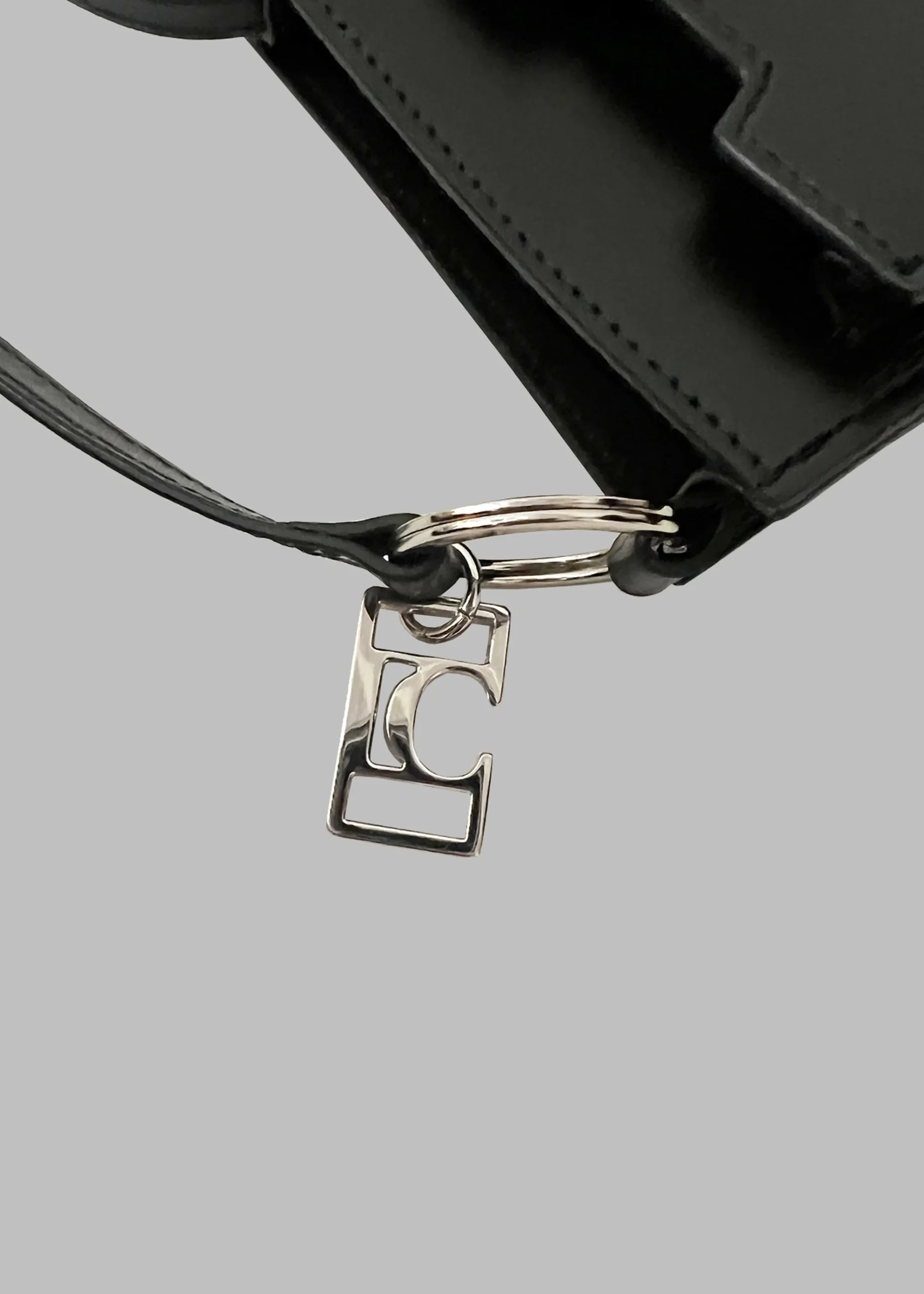 The Frankie Shop Low Classic Key-Ring Bag Black Clearance