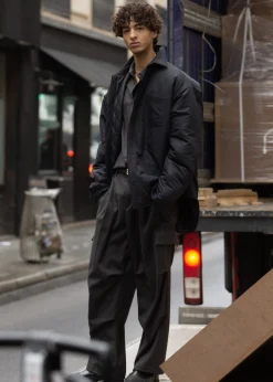 The Frankie Shop Maine Padded Shirt Jacket Black Best