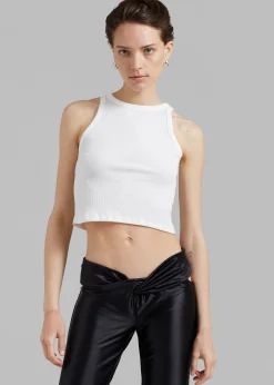 The Frankie Shop Maisy Tank Top White New