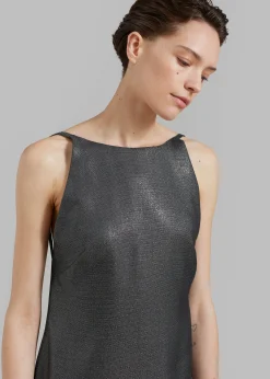 The Frankie Shop Matin Byblos Backless Mini Silver Clearance
