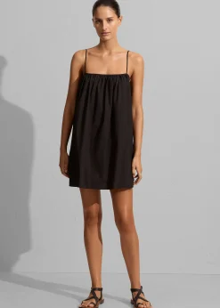 The Frankie Shop Matteau Voluminous Cami Mini Dress Black Sale