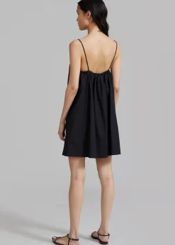 The Frankie Shop Matteau Voluminous Cami Mini Dress Black Sale