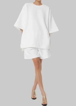 The Frankie Shop Memphis Fleece Set White New