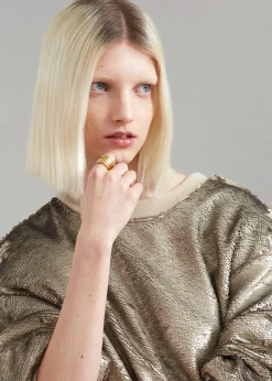 The Frankie Shop Metz Sequins Sweatshirt Bronze Online