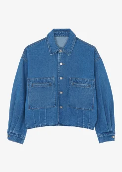 The Frankie Shop Miller Denim Jacket Blue Clearance