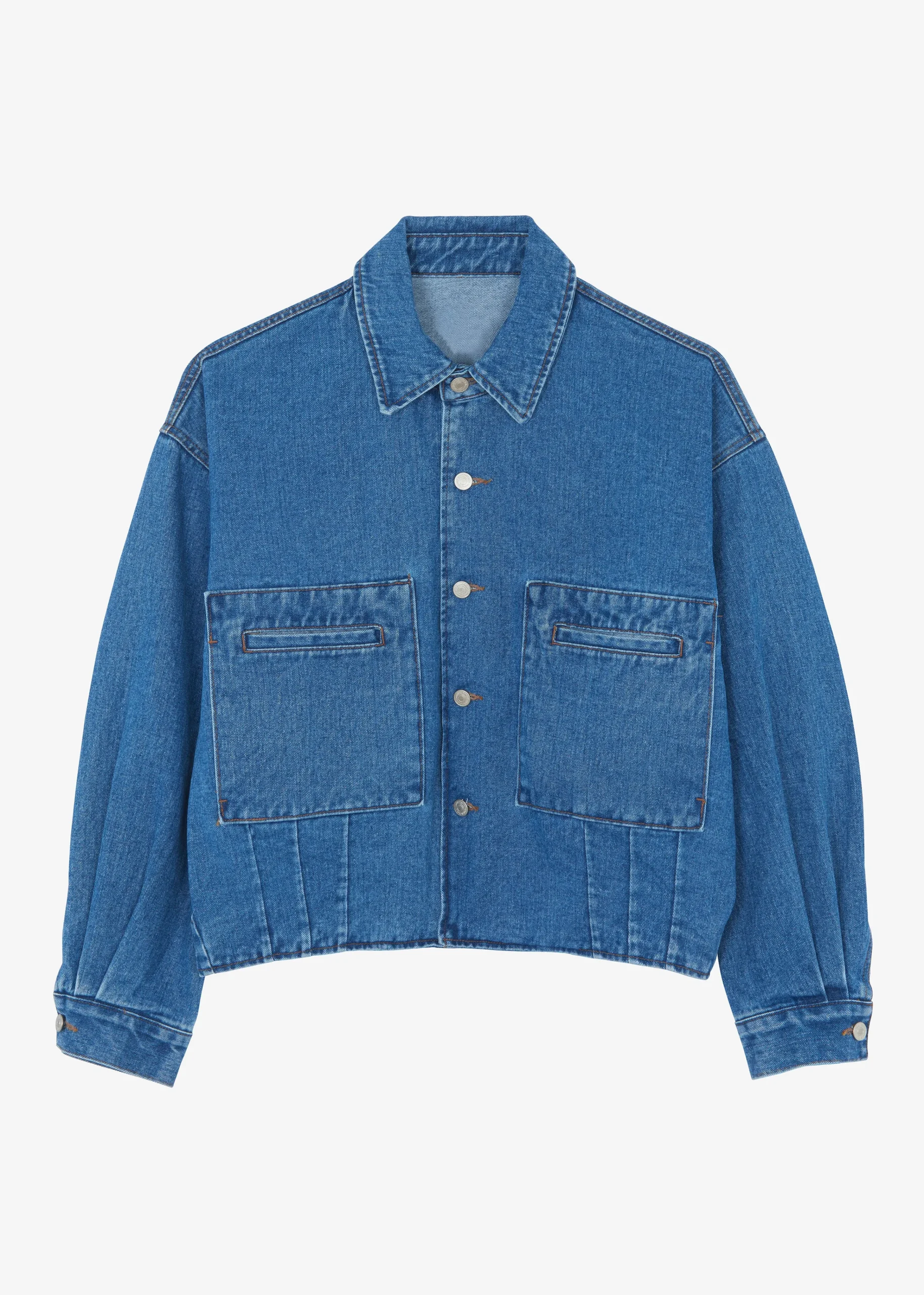 The Frankie Shop Miller Denim Jacket Blue Clearance