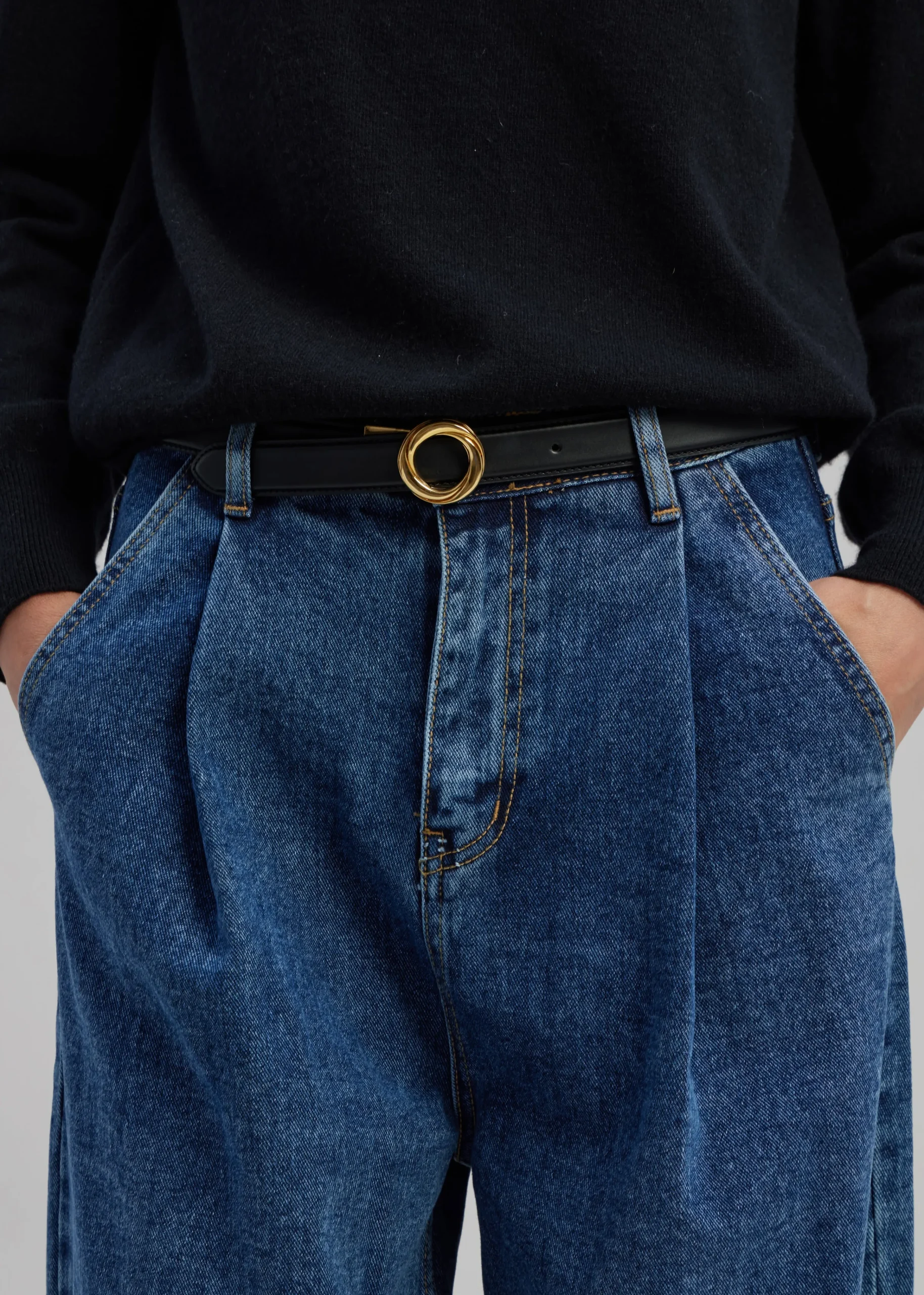 The Frankie Shop Monika Belt Black Outlet