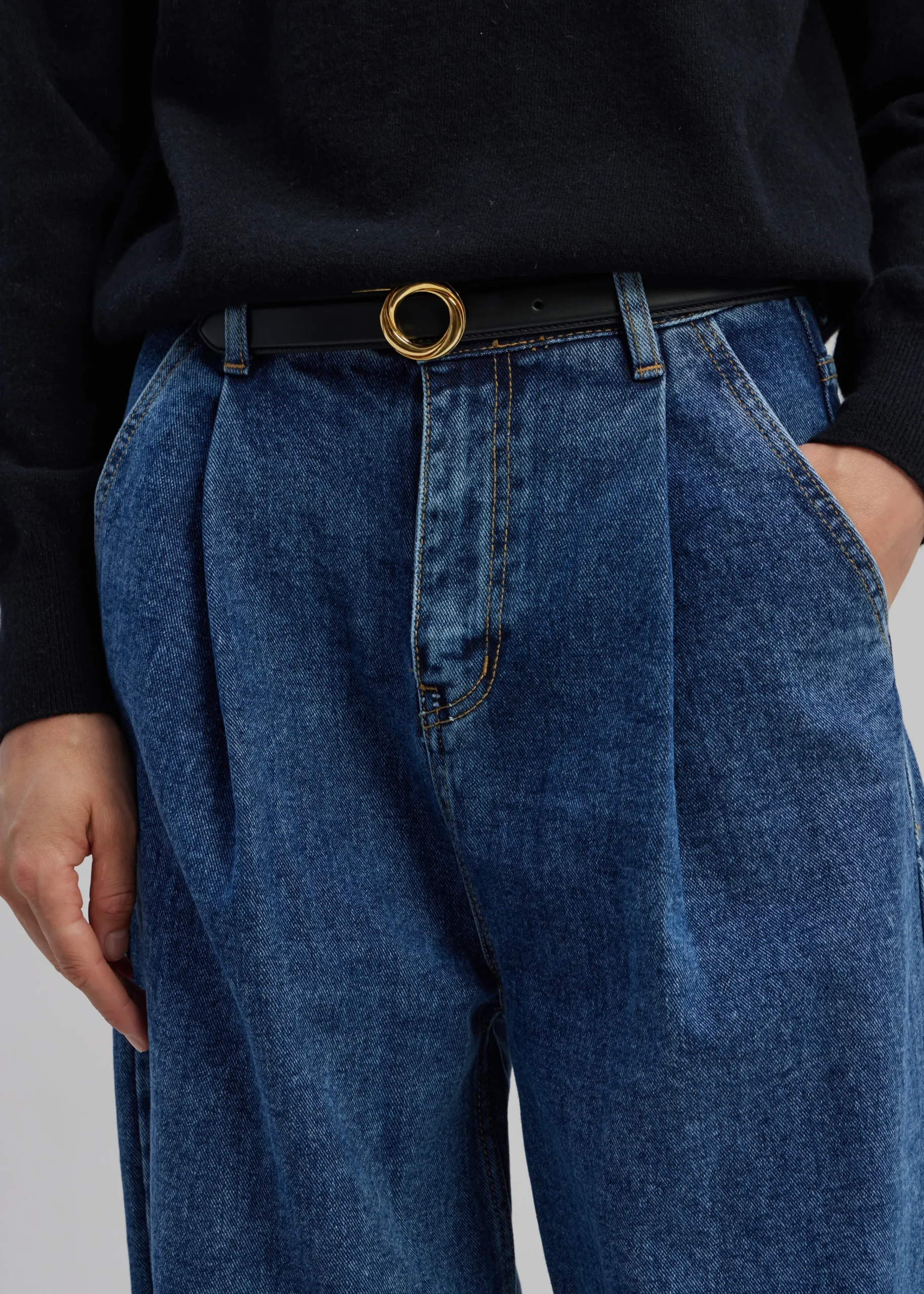 The Frankie Shop Monika Belt Black Outlet