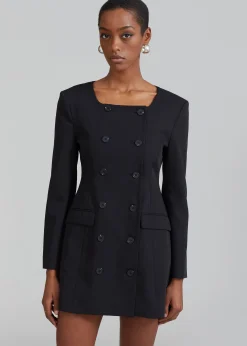 The Frankie Shop Narin Dress Black Discount