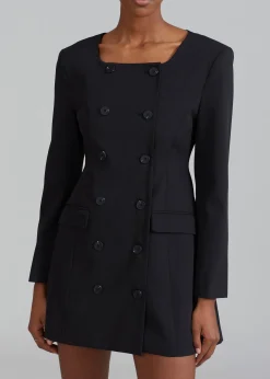 The Frankie Shop Narin Dress Black Discount