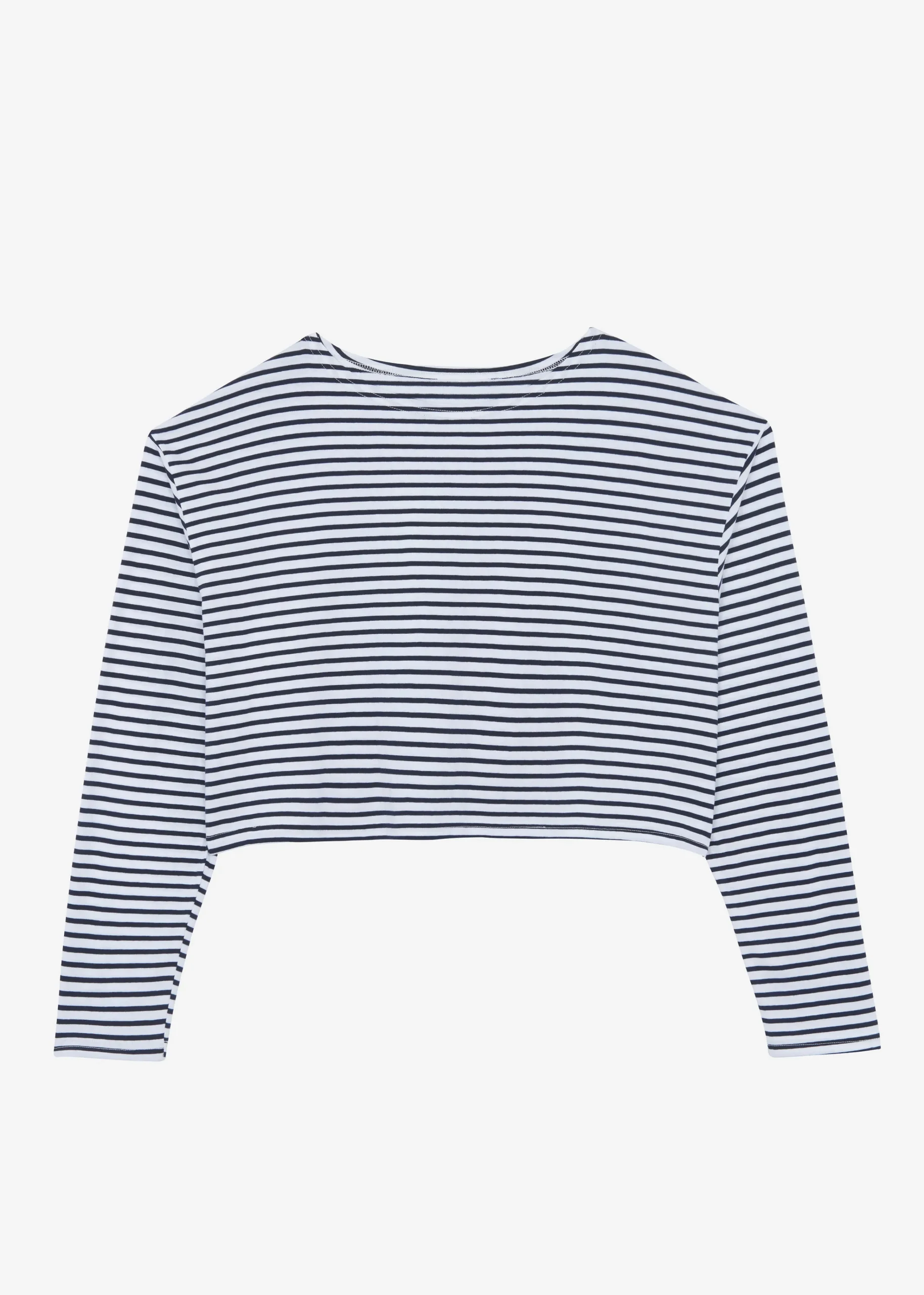 The Frankie Shop Neha Cropped Top Navy Stripe Outlet