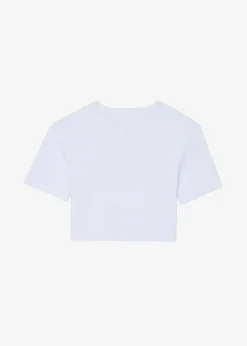 The Frankie Shop Nico Cropped Tee White Best