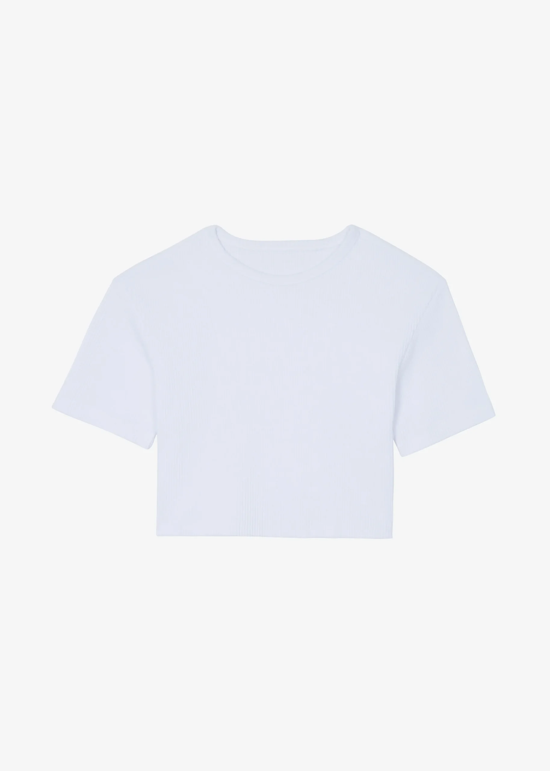 The Frankie Shop Nico Cropped Tee White Best