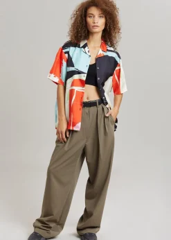 The Frankie Shop Operasport Tony Unisex Shirt Multi Print New