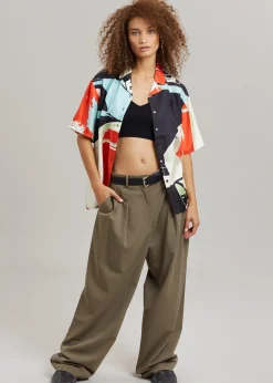 The Frankie Shop Operasport Tony Unisex Shirt Multi Print New
