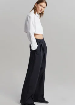 The Frankie Shop Opp Suit Pants Dark Navy Discount
