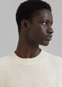 The Frankie Shop Oslo Knit Vest Cream New