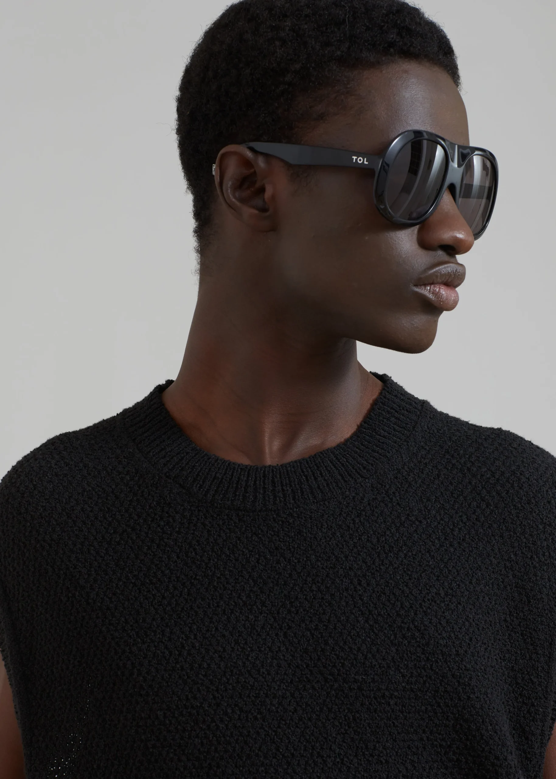 The Frankie Shop Oslo Knit Vest Black Hot
