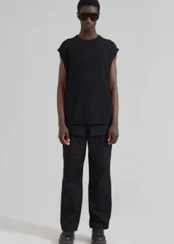The Frankie Shop Oslo Knit Vest Black Hot