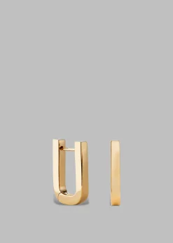 The Frankie Shop Otiumberg Chunky Square Hoops Gold Hot