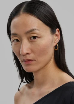 The Frankie Shop Otiumberg Graduated Hoops Gold Clearance