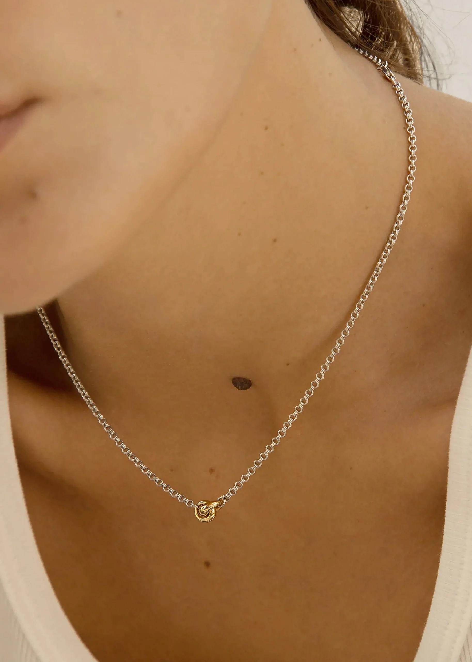The Frankie Shop Otiumberg Link Up Chain Silver New