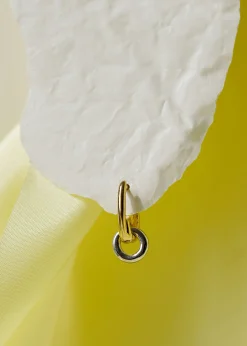 The Frankie Shop Otiumberg Loop Drop Hoops Gold & Silver Hot