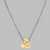 The Frankie Shop Otiumberg Mixed Metal Knot Necklace Gold Outlet