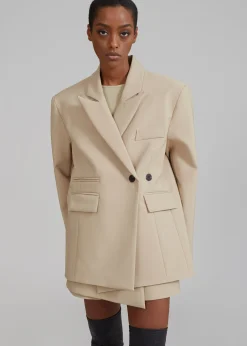 The Frankie Shop Paige Blazer Beige Hot