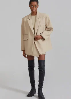 The Frankie Shop Paige Blazer Beige Hot