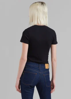 The Frankie Shop Palmira Tee Black