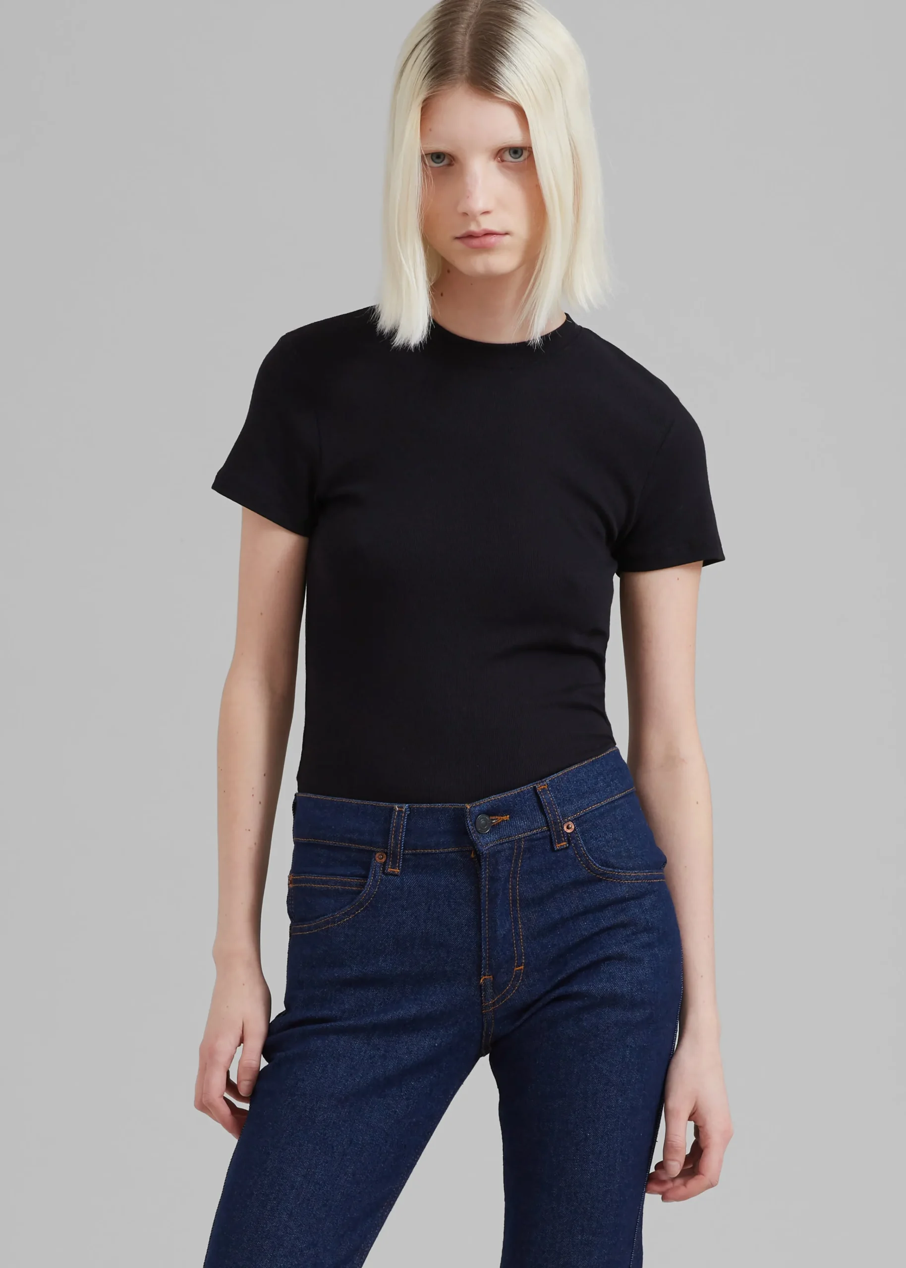 The Frankie Shop Palmira Tee Black